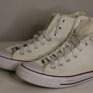 White High Top Converse All Star Chucks